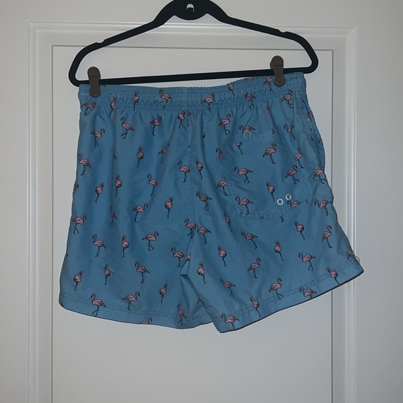 American Eagle Men’s Flamingo Swim Trunks - Picture 2 of 3